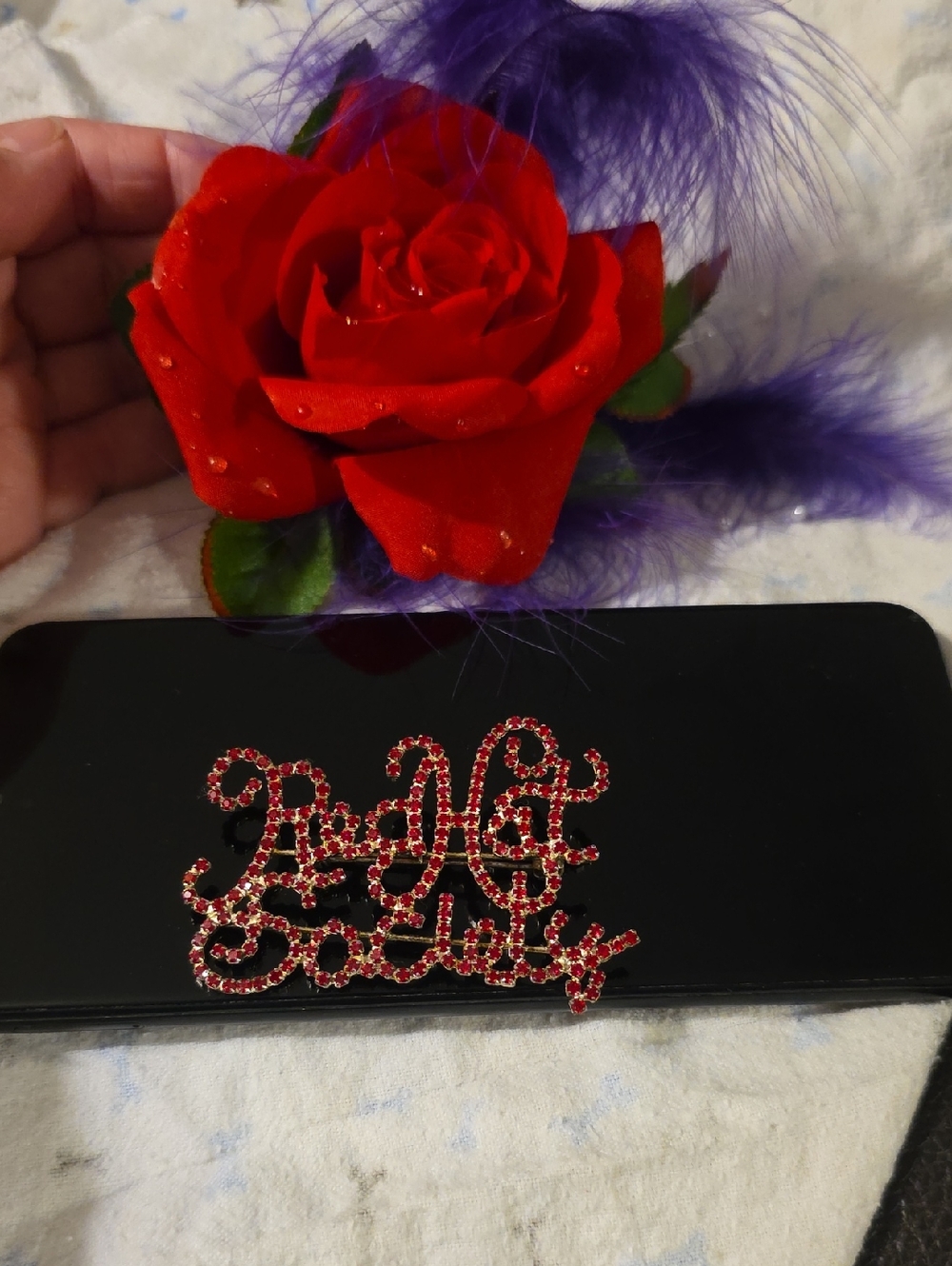 Red Hat Society Brooch And Pin